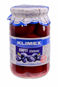 Kompot śliwkowy słoik