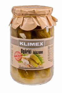 Ogórki kiszone w słoiku
